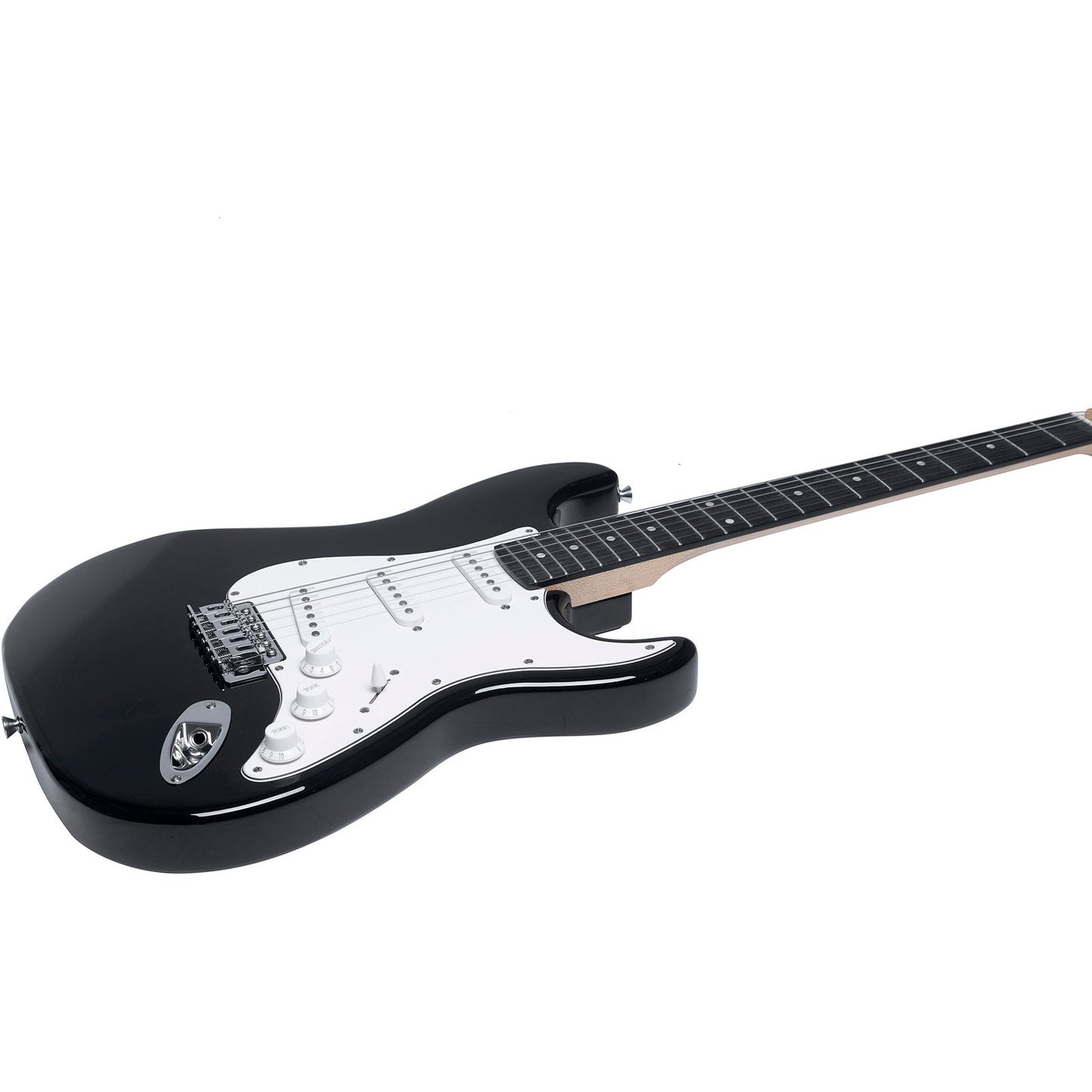 EKO ST100 3/4 Electric Guitar | Black Finish | Tremolo Bridge | 3 Single Coil Pickups
