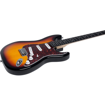 Eko ST-100 Electric Guitar | Sunburst | Tremolo Bridge | 3 Single Coil Pickups