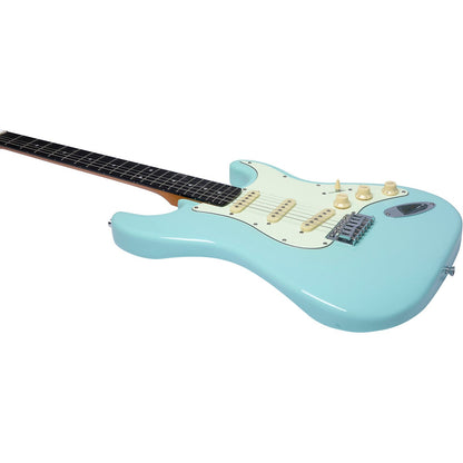 EKO ST300 Electric Guitar | Daphne Blue | Tremolo Bridge | 3 Single Coil Pickups