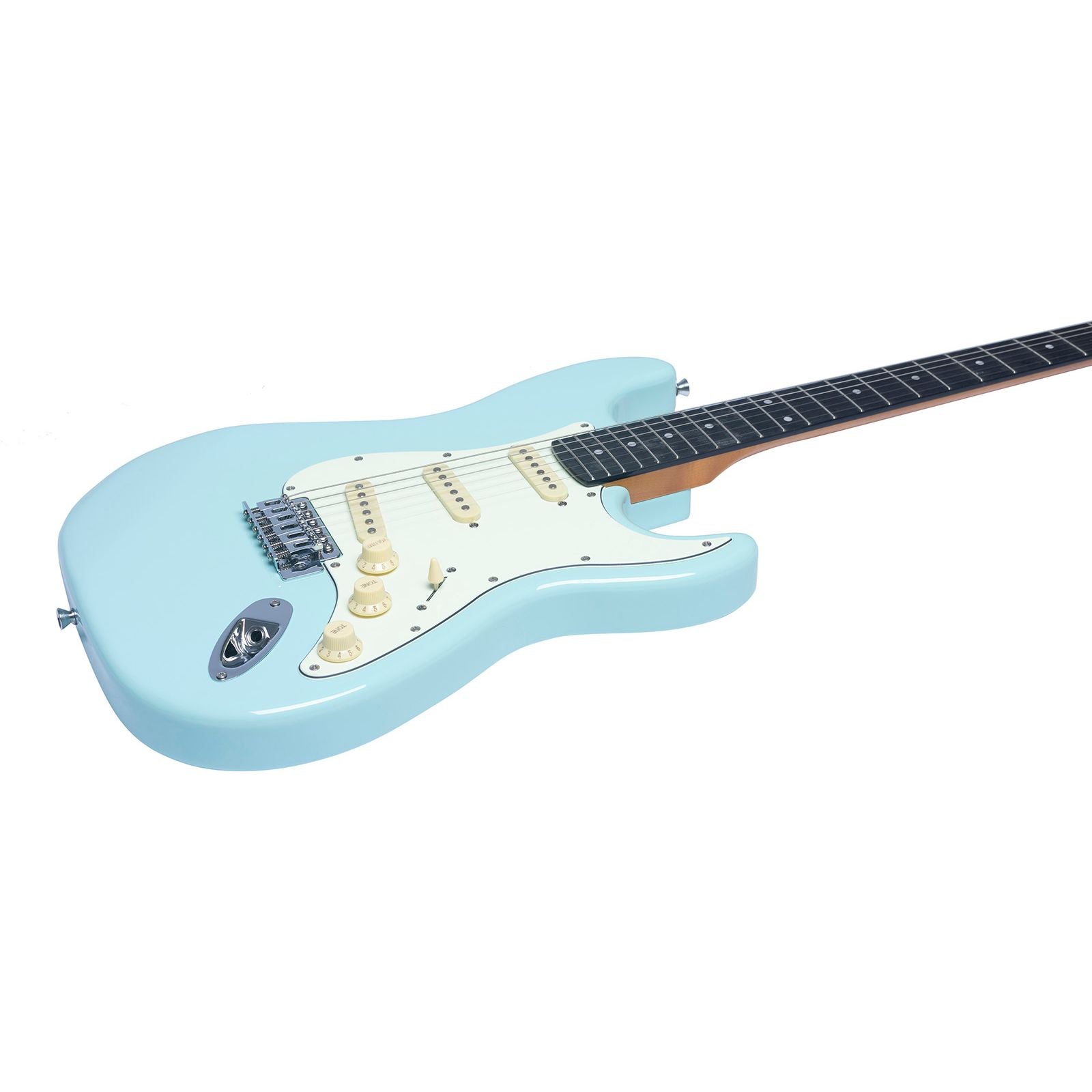 EKO ST300 Electric Guitar | Daphne Blue | Tremolo Bridge | 3 Single Coil Pickups