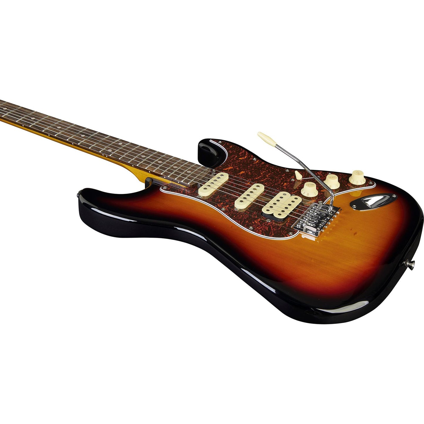 EKO ST350 Electric Guitar | Tremolo Bridge | HSS Pickup Configuration | Sunburst