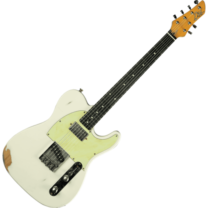 EKO Tero Relic Olympic White Telecaster Type Electric Guitar