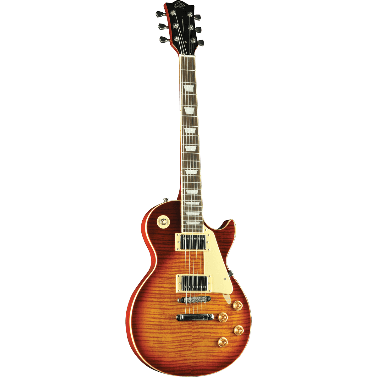 EKO VL480-CSB Electric Guitar | Cherry Sunburst Finish | Humbucker Pickups | Les Paul Shape