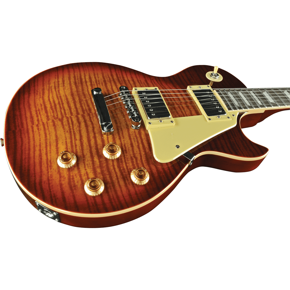 EKO VL480-CSB Electric Guitar | Cherry Sunburst Finish | Humbucker Pickups | Les Paul Shape