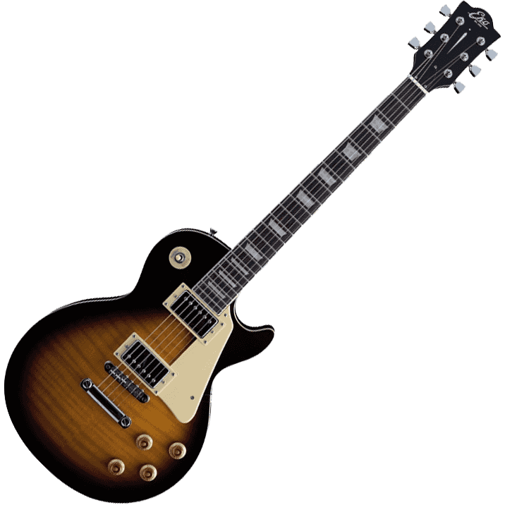 EKO VL480-HSB Electric Guitar | Honey Sunburst Finish | Humbucker Pickups | Les Paul Shape