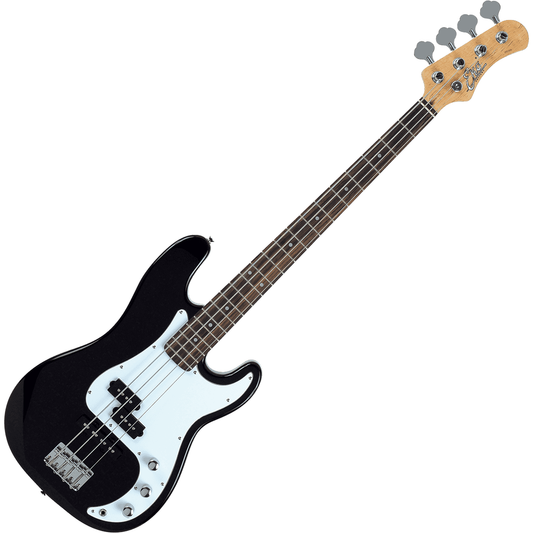 EKO VPJ280 Bass Guitar | Black | 2 Pickups | Perfect Beginner Bass