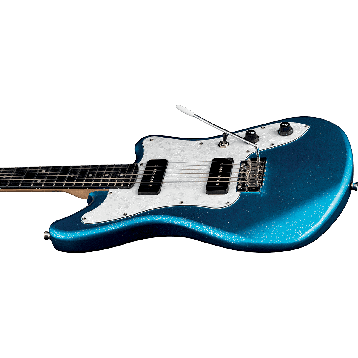 EKO Camaro VR 90 Electric Guitar | Blue Sparkle Finish | P90 Pickups | Tremolo