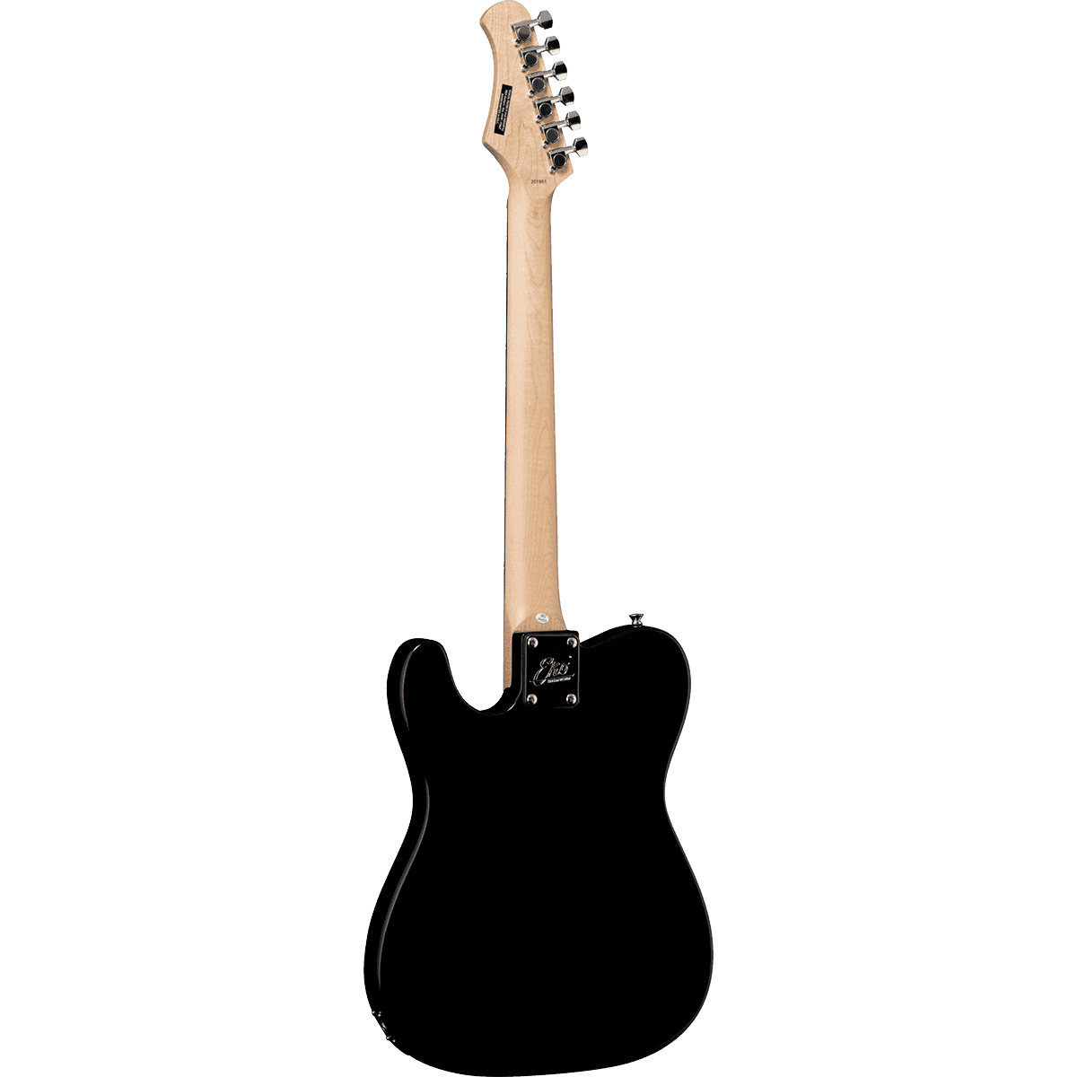 EKO VT380 Black Starter Telecaster Type Electric Guitar | Gloss Finish, Suitable For Beginners