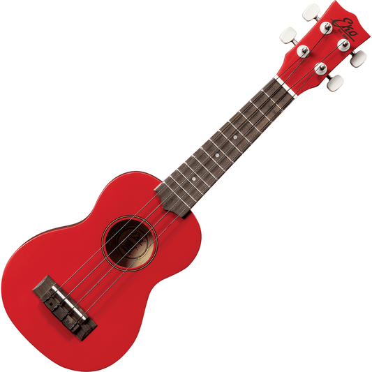 EKO Primo Soprano Ukulele Beginner Pack | Red | Including Accessories