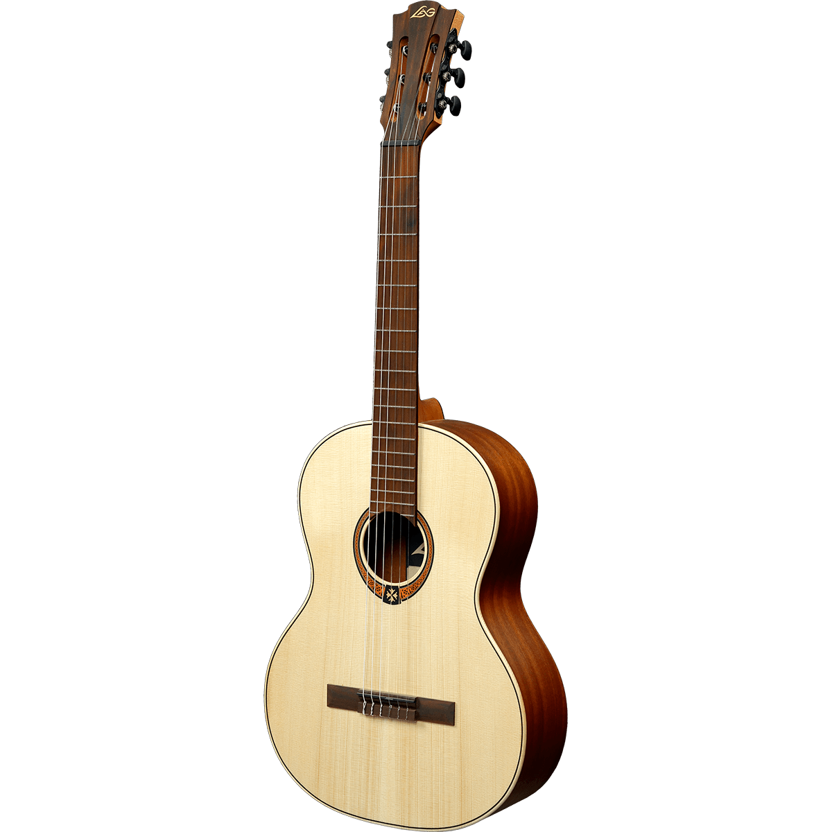 4/4 Classical Guitar by Lâg | OC70-HIT | Integrated Tuner | Natural