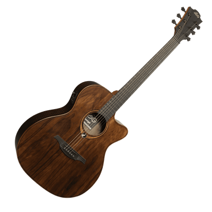 Auditorium Cutaway Electro Acoustic Guitar Sauvage by Lâg | Includes Case and Cable | GLA SAUVAGE-ACE