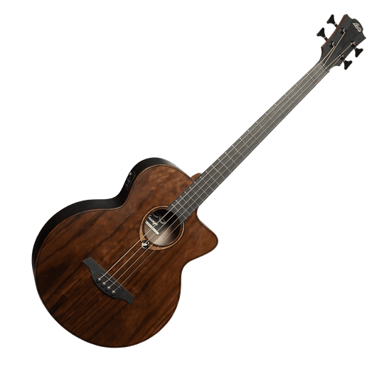 Lag Sauvage-BCE Jumbo Electro Acoustic Bass Guitar with Cutaway | Includes a Soft Case