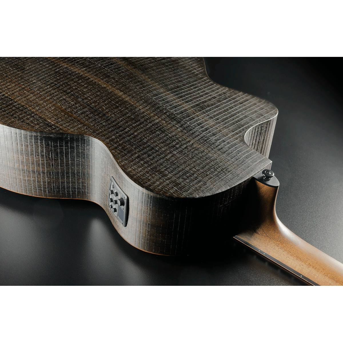Lag Sauvage-BCE Jumbo Electro Acoustic Bass Guitar with Cutaway | Includes a Soft Case
