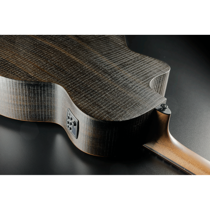 Lag Sauvage-BCE Jumbo Electro Acoustic Bass Guitar with Cutaway | Includes a Soft Case