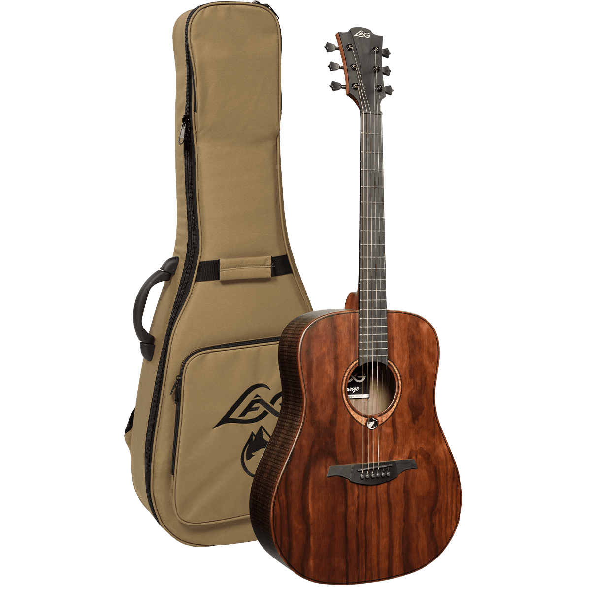 Lâg Sauvage-D Dreadnought Steel String Acoustic Guitar | Includes Case | GLA SAUVAGE-D