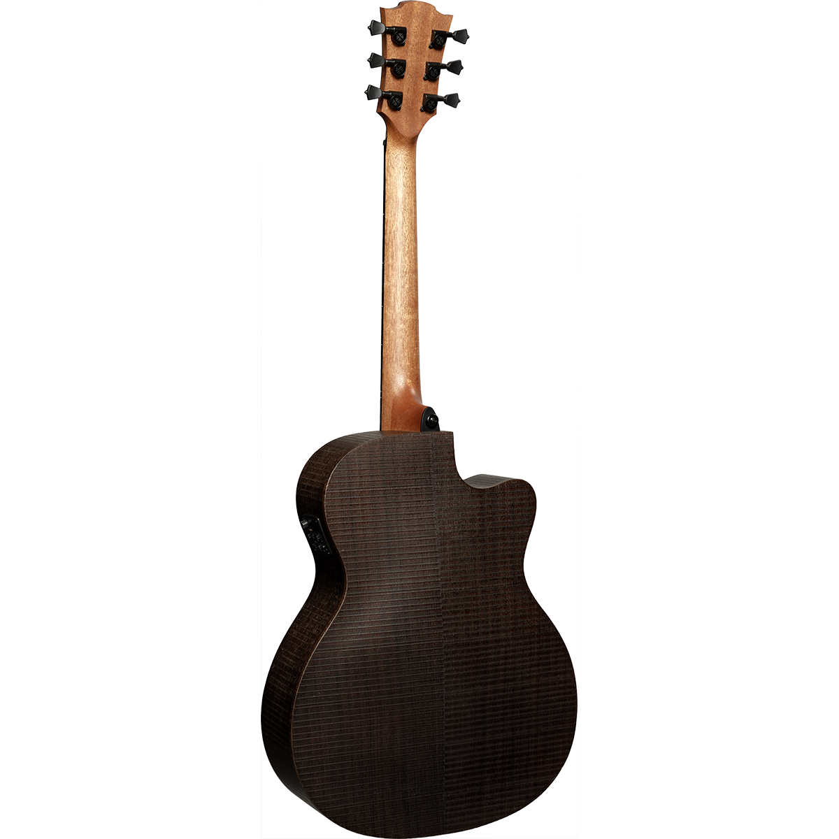 Auditorium Left-Handed Cutaway Electro Acoustic Guitar Sauvage by Lâg | Includes Case and Cable | GLA SAUVAGE-L-ACE