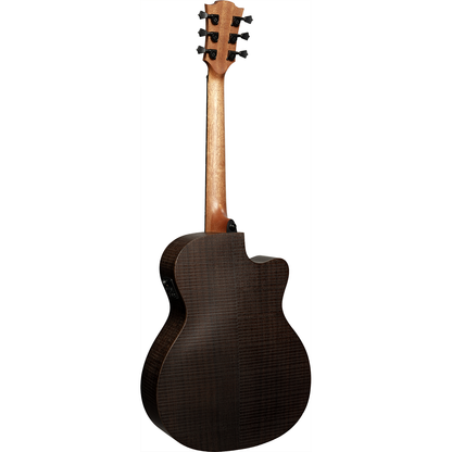 Auditorium Left-Handed Cutaway Electro Acoustic Guitar Sauvage by Lâg | Includes Case and Cable | GLA SAUVAGE-L-ACE
