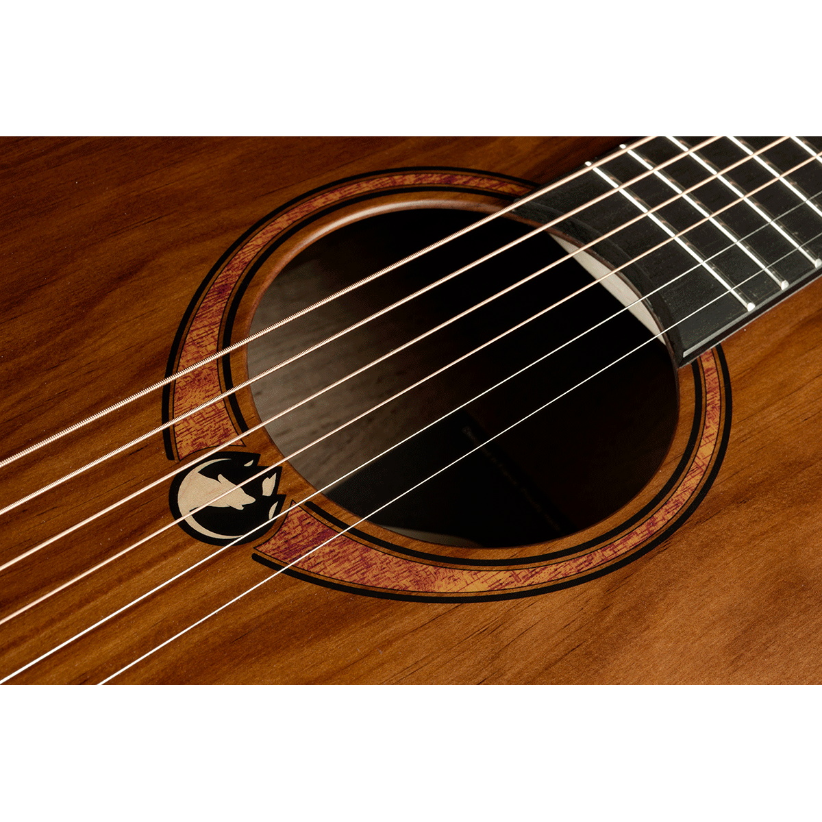 Electro Acoustic Guitar Sauvage Parlour by Lâg | Includes Case and Cable | GLA SAUVAGE-PE
