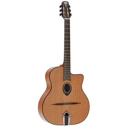 Lag Swing SL100 Acoustic Gypsy Jazz Guitar | Solid Red Cedar Top | Included Gig Bag