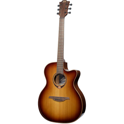 Lag Tramontane 118ABCE Electro-Acoustic Auditorium Guitar | Bevel Cutaway | Brown Shadow Finish | Special Edition