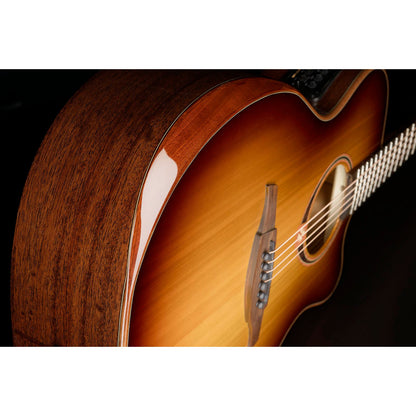 Lag Tramontane 118ABCE Electro-Acoustic Auditorium Guitar | Bevel Cutaway | Brown Shadow Finish | Special Edition