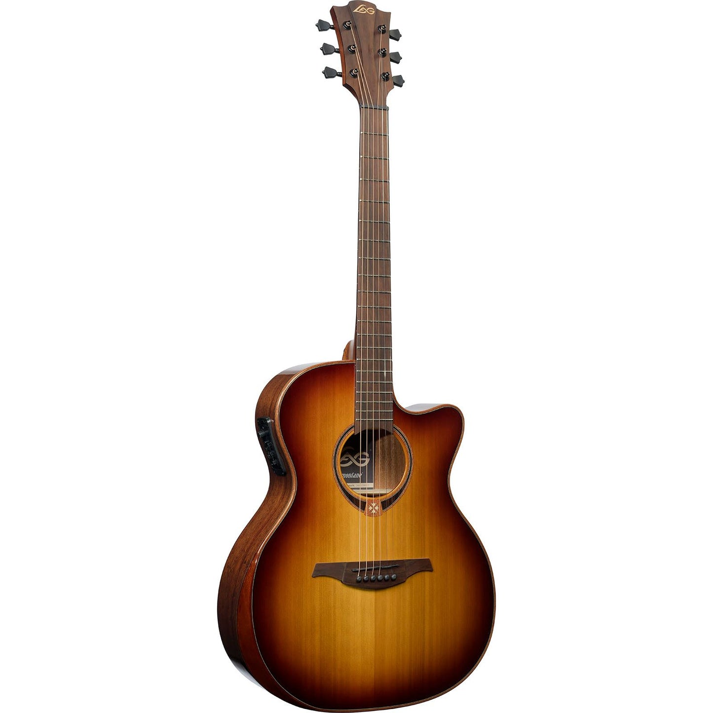 Lag Tramontane 118ABCE Electro-Acoustic Auditorium Guitar | Bevel Cutaway | Brown Shadow Finish | Special Edition