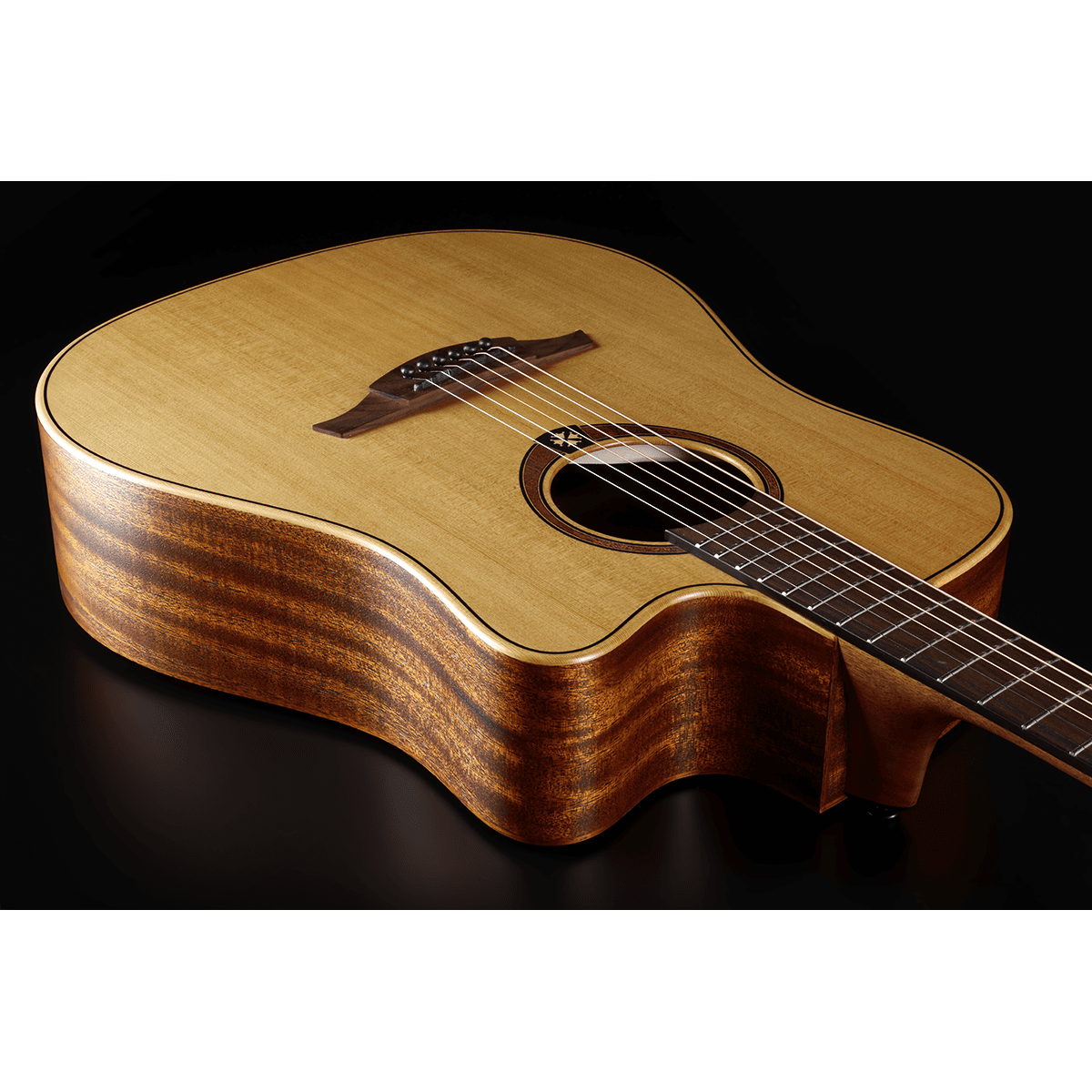 Steel Strings Electro Acoustic Guitar Tramontane by Lâg | T170DCE