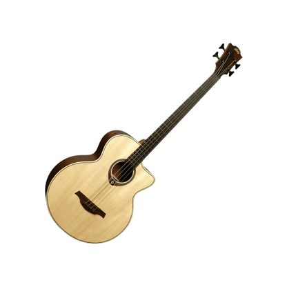 Electroacoustic Bass Guitar by Lâg | GLA T177BCE | Cedar Top