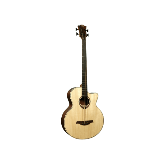 Electroacoustic Bass Guitar by Lâg | GLA T177BCE | Cedar Top