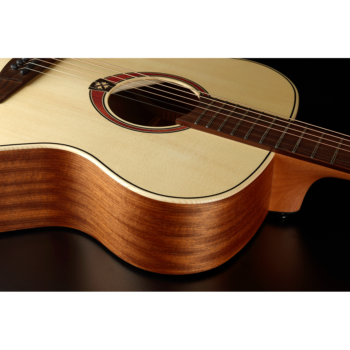 Steel Strings Acoustic Guitar Tramontane 70 by Lâg | T70A-NAT Auditorium | Natural Colour