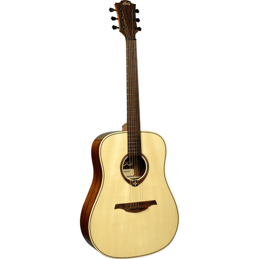 Steel Strings Dreadnought Acoustic Guitar Tramontane 88 by Lag | Natural Finish