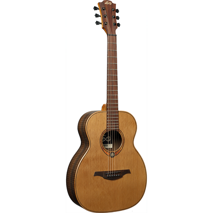 ​Sauvage Travel Acoustic Guitar by Lâg | Includes Case | GLA TRAVEL-RCS | Solid Red Cedar