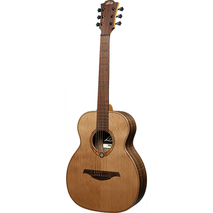 ​Sauvage Travel Acoustic Guitar by Lâg | Includes Case | GLA TRAVEL-RCS | Solid Red Cedar