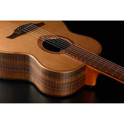 ​Sauvage Travel Acoustic Guitar by Lâg | Includes Case | GLA TRAVEL-RCS | Solid Red Cedar