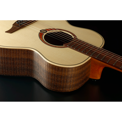​Sauvage Travel Acoustic Guitar by Lâg | Includes Case | GLA TRAVEL-SPS | Solid Spruce