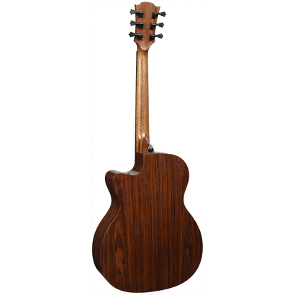 Auditorium Cutaway Electro Acoustic Smart Guitar BlueWave 2 by Lâg | Includes Case and Cable | GLH TBW2ACE