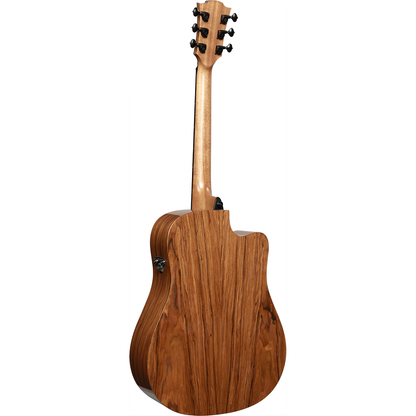 Dreadnought Cutaway Electro Acoustic Smart Guitar BlueWave 2 by Lâg | Includes Case and Cable | GLH TBW2DCE