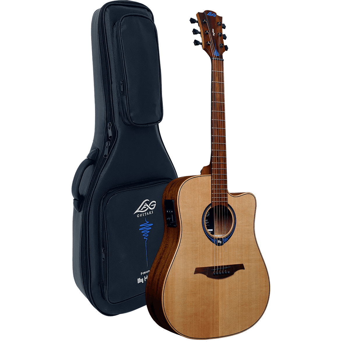 Tramontane Hyvibe 10 Smart guitar by Lâg | THV10DCE-LB