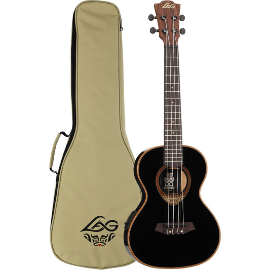 Lag TKU118TE Tenor Electro Acoustic Ukulele | Black