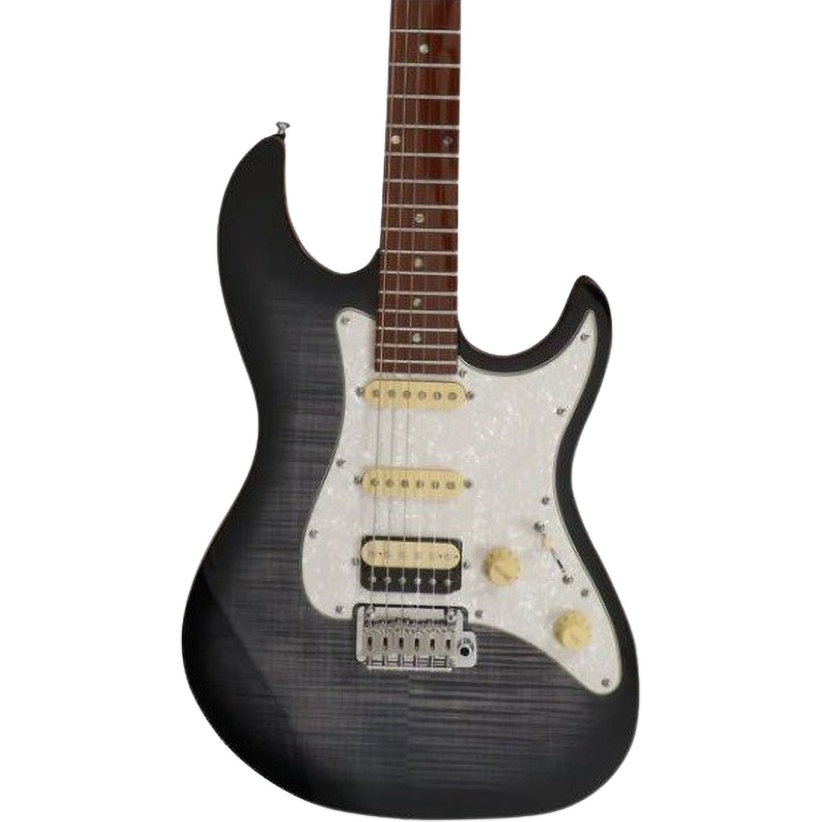 Sire Larry Carlton S7 Electric Guitar | HSS Pickup Configuration | Edgeless™ Fingerboard | Transparent Black