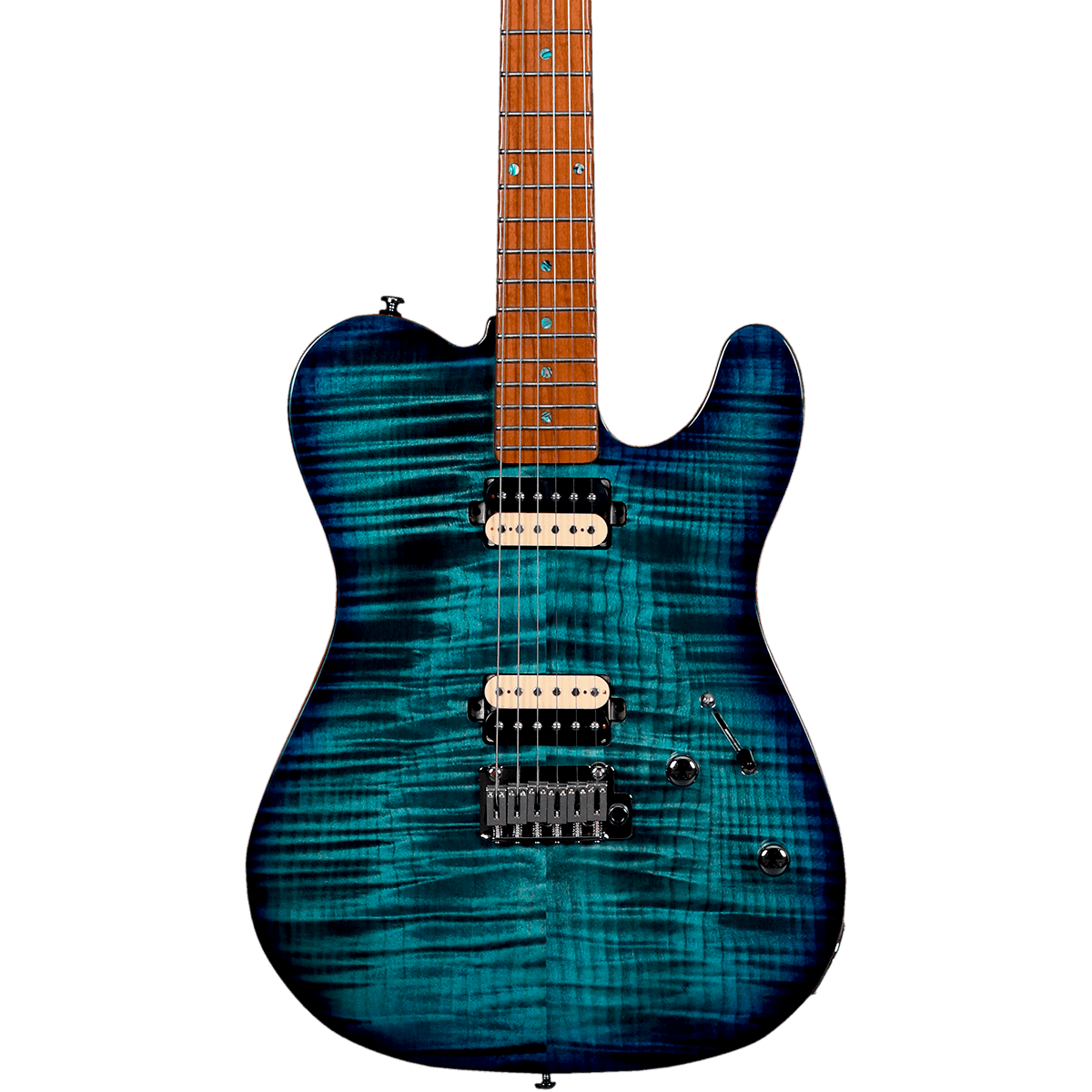 Sire Larry Carlton T7 Electric Guitar | HH Pickup Configuration | Edgeless™ Fingerboard | Transparent Blue