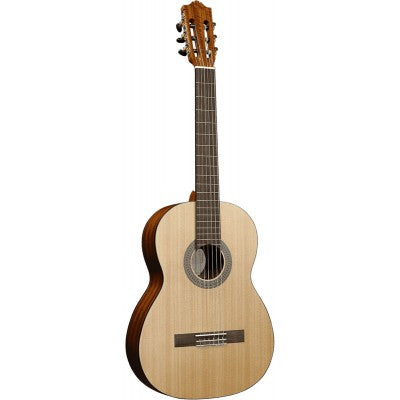 Left Handed Full 4/4 Size Classical Acoustic Guitar by Santos Y Mayor | GSM 7-LH | Suitable for Beginners and Children
