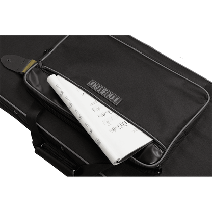 Tobago HTO ESB-N Bass Guitar Case | High Density Shaped Foam Interior with Velvet, Black, Lightweight