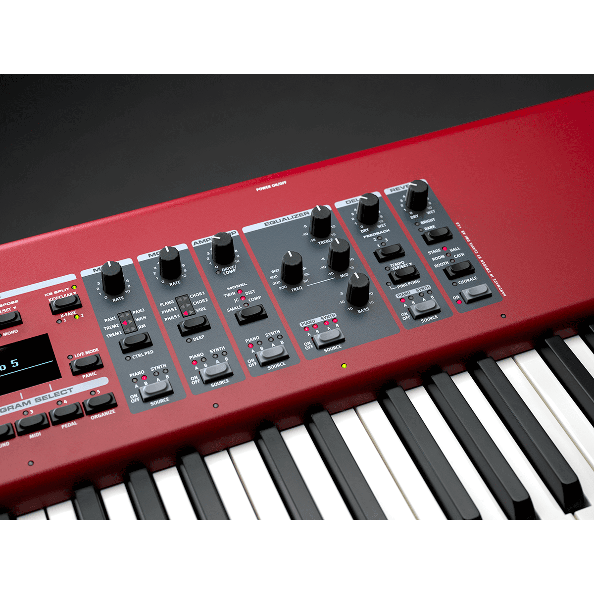 Nord Piano 5 | 88-Key Grand Weighted Action Keyboard with Triple Sensor