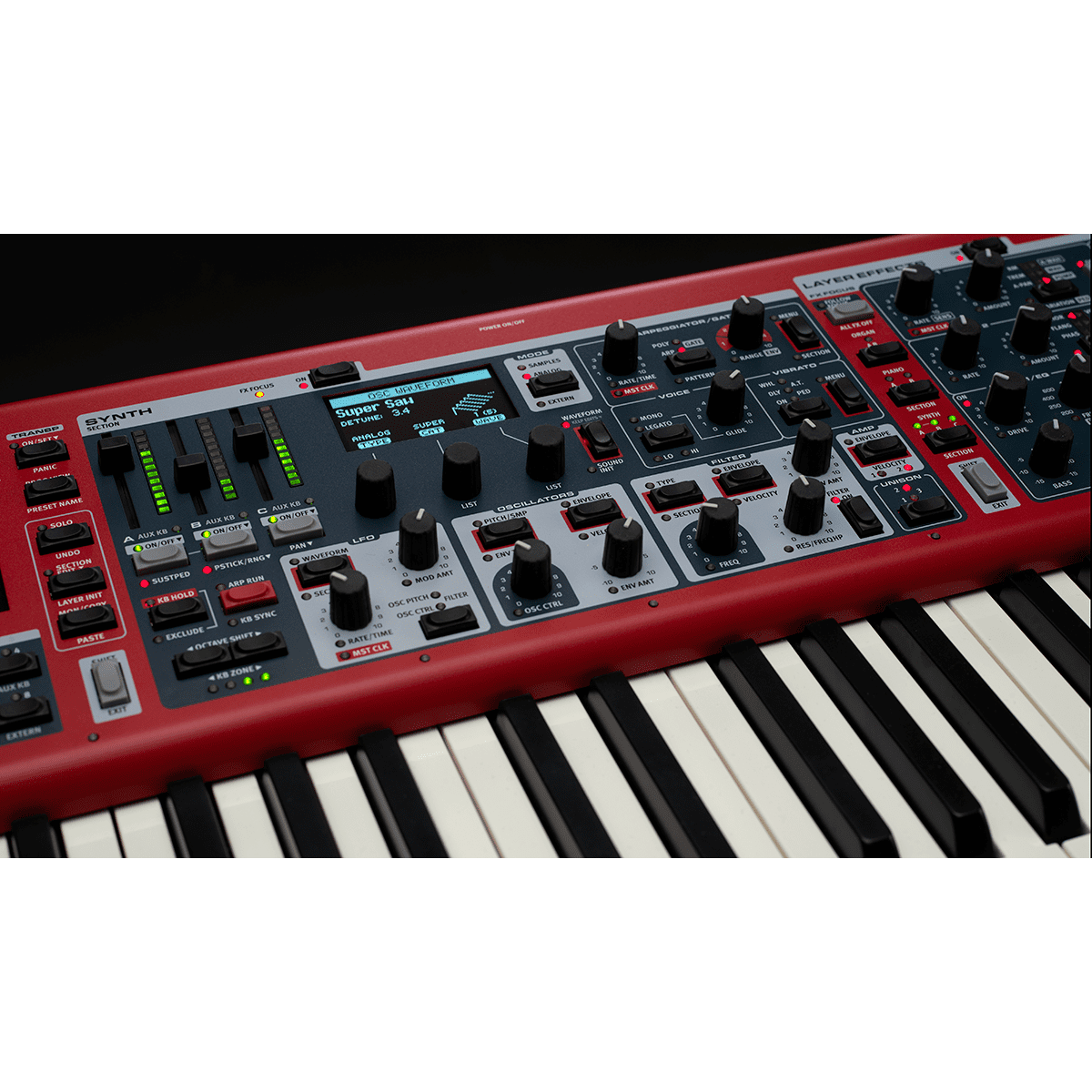Nord Stage 4 73 | 73-Key Triple Sensor Hammer Action Keyboard with Aftertouch