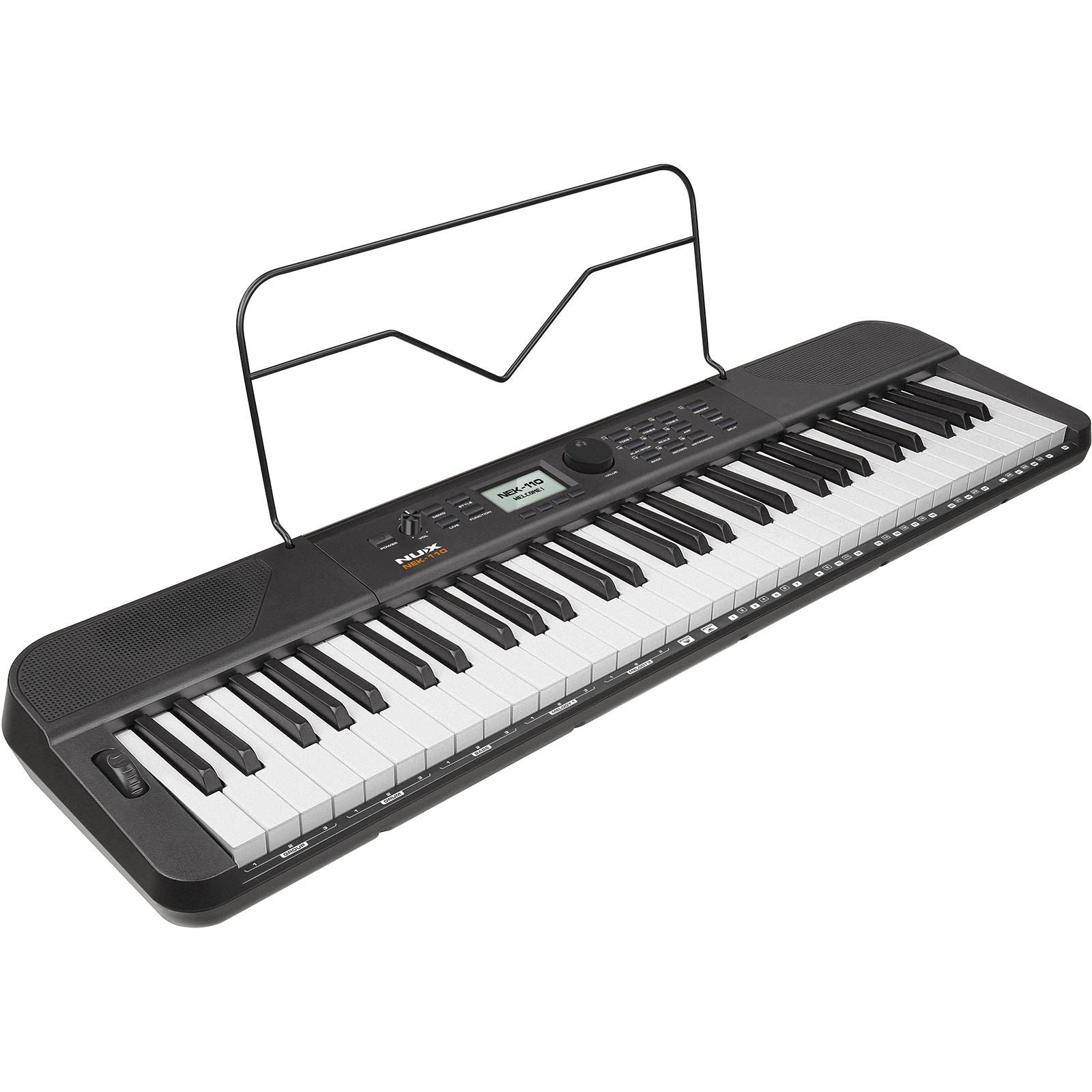 NUX NEK-110B 61-Key Digital Piano | 700 Built-In Sounds | Bluetooth | Black