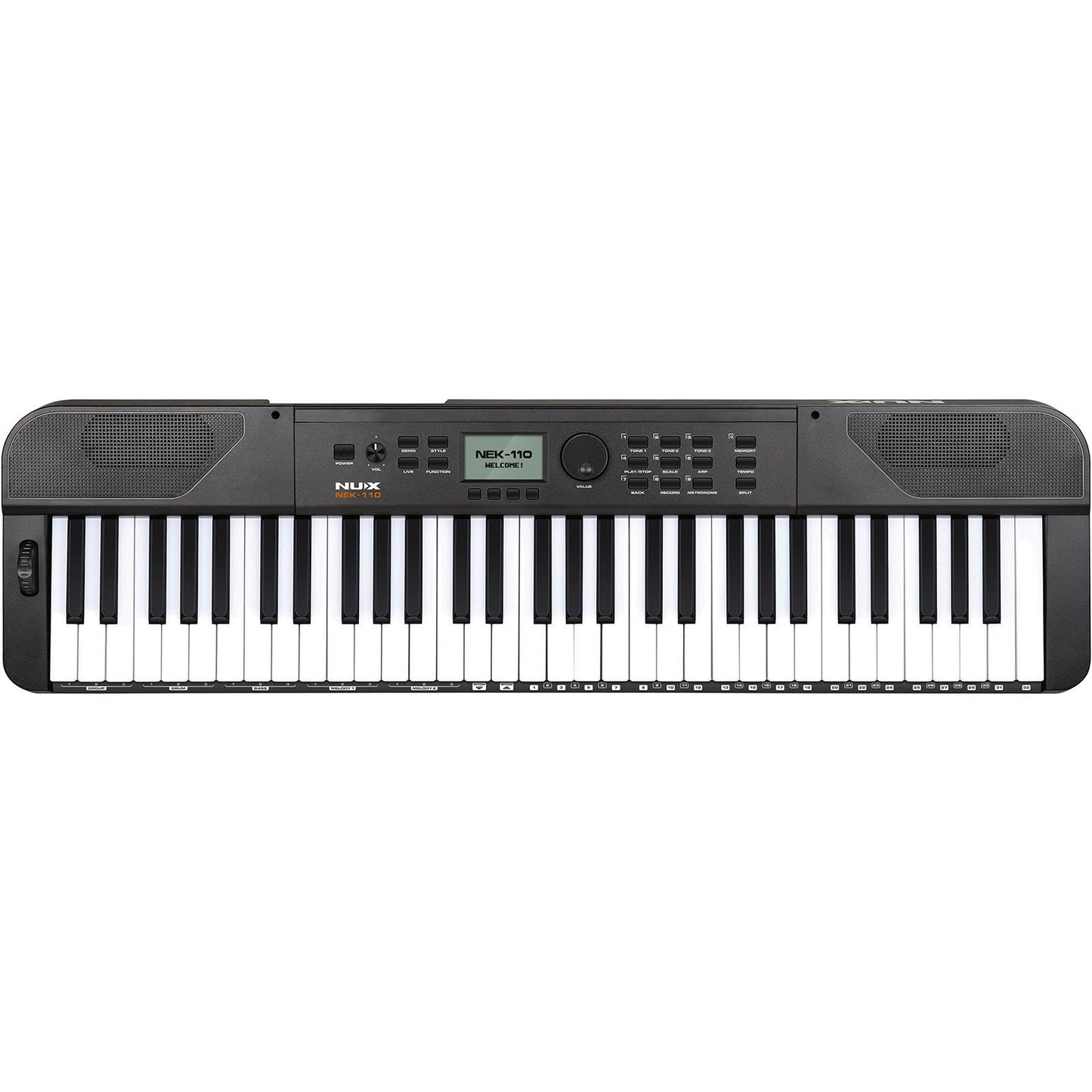 NUX NEK-110B 61-Key Digital Piano | 700 Built-In Sounds | Bluetooth | Black