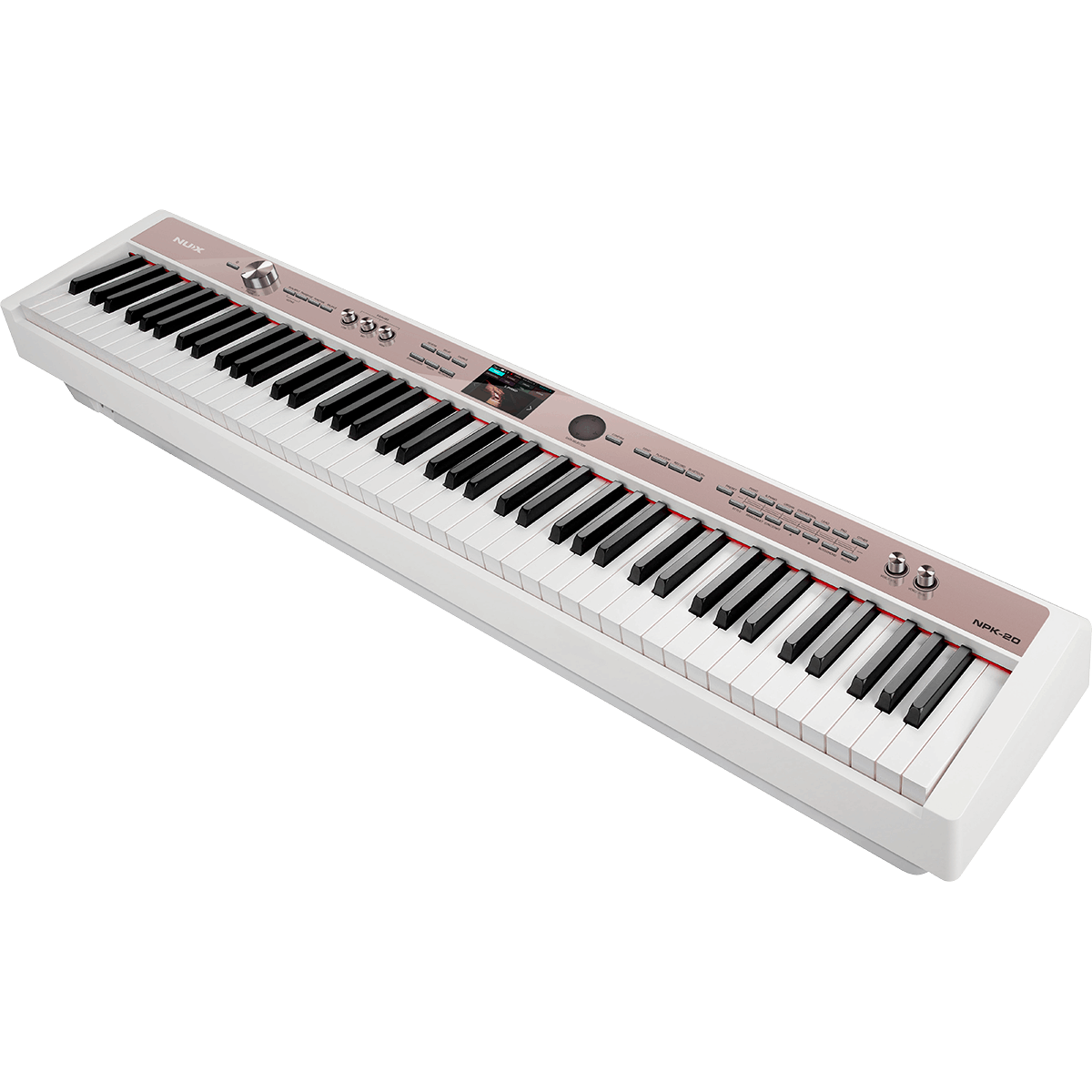 NUX NPK-20 Digital Piano | 88-Key Heavy Touch Keyboard | with Bluetooth | White