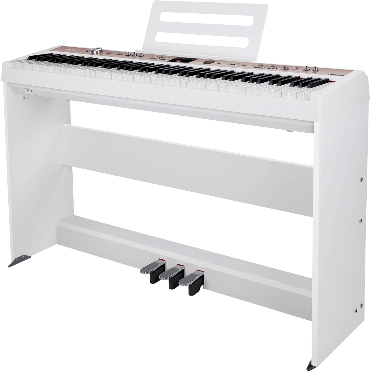NUX NPK-20 Digital Piano | 88-Key Heavy Touch Keyboard | with Bluetooth | White