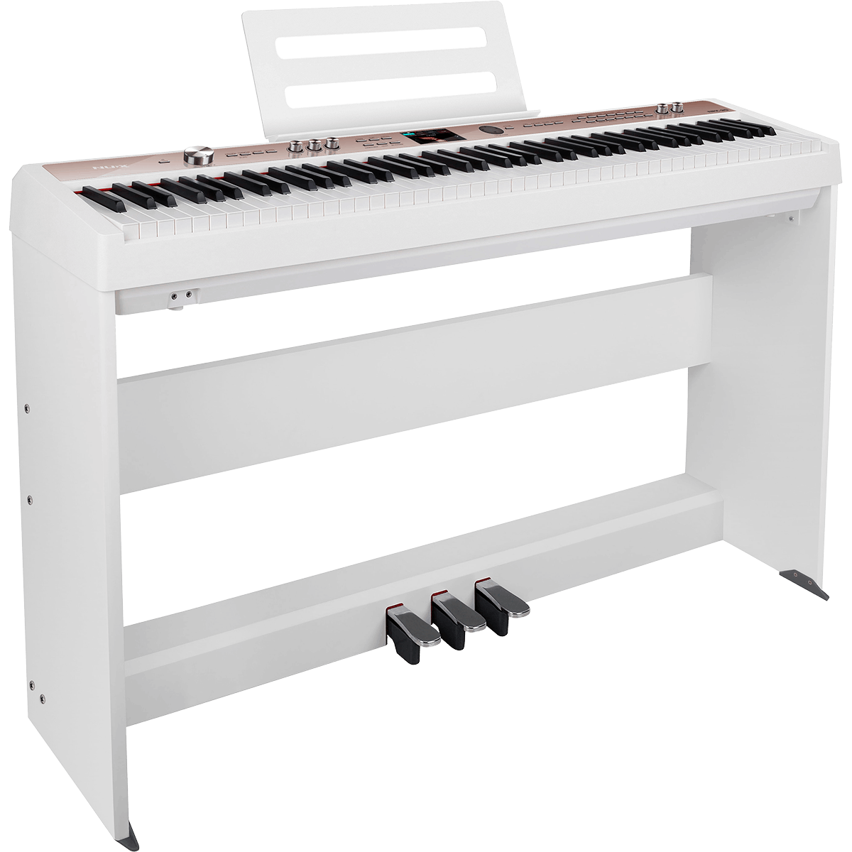 NUX NPK-20 Digital Piano | 88-Key Heavy Touch Keyboard | with Bluetooth | White